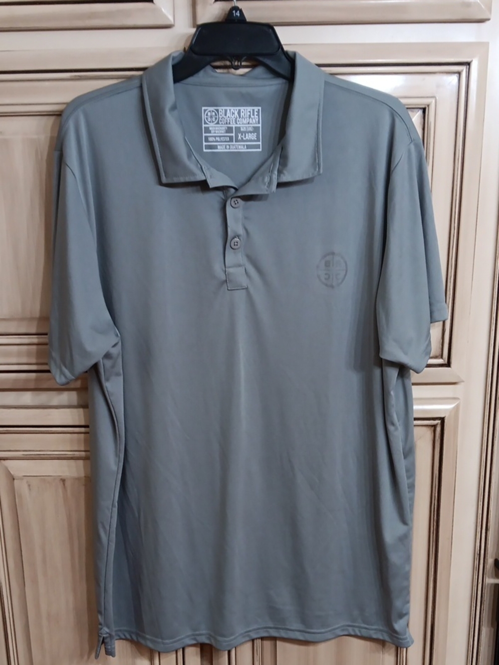 Black Rifle Supply Men's Polo Shirt in Gray - Size XL